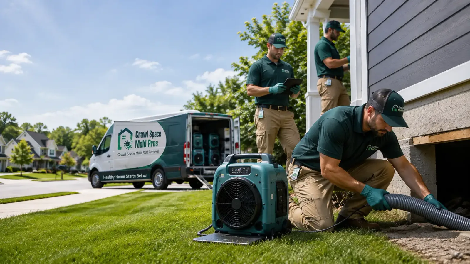 Crawl Space Mold Removal in Blaine, ME